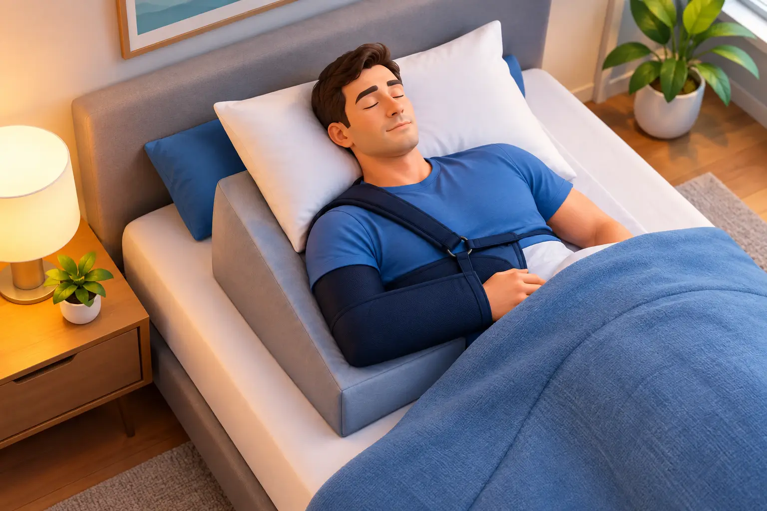 Como dormir após cirurgia de ombro com segurança