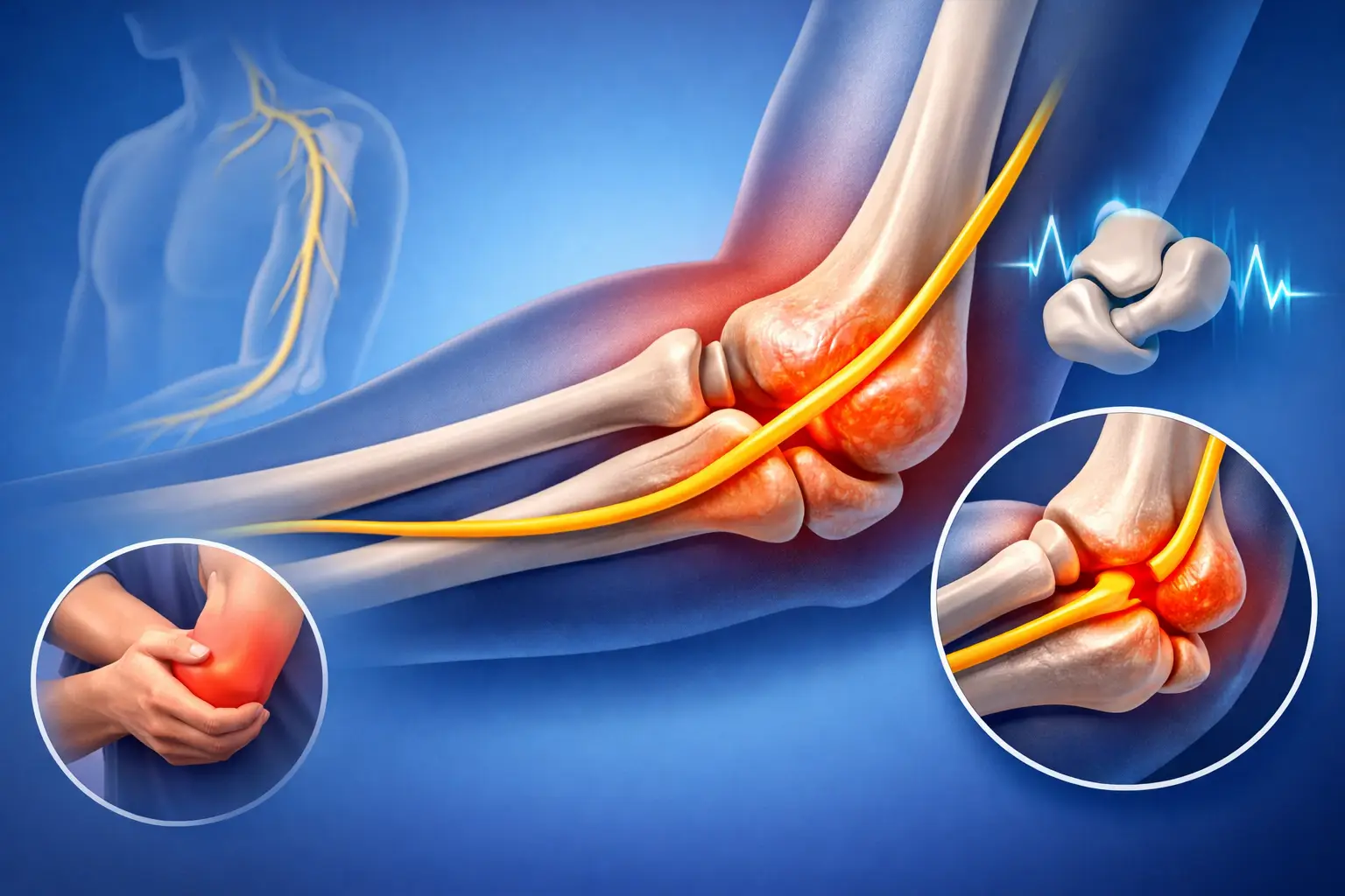 Guia sobre nervo ulnar e dor no cotovelo