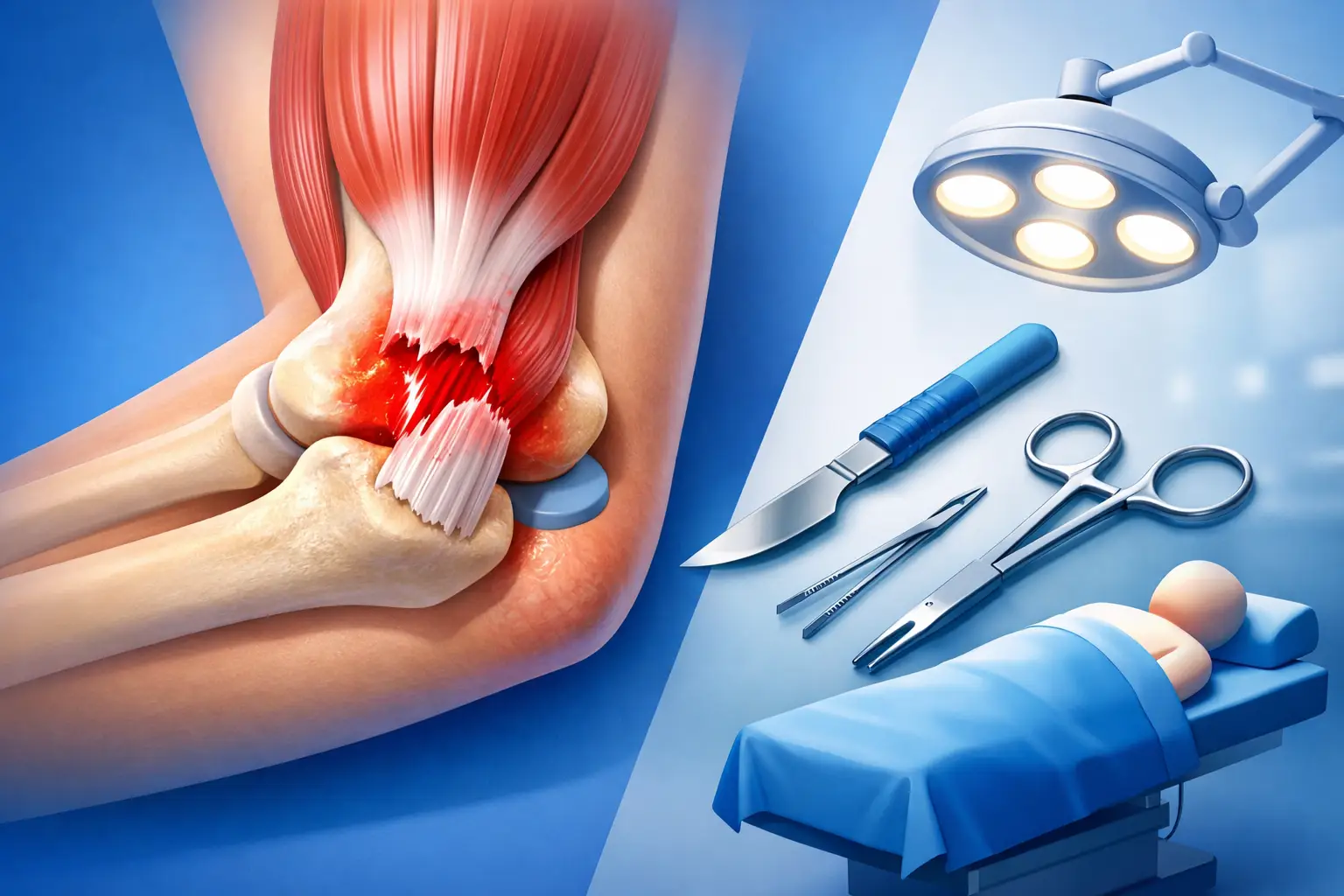 Lesão do tendão tricipital precisa de cirurgia?