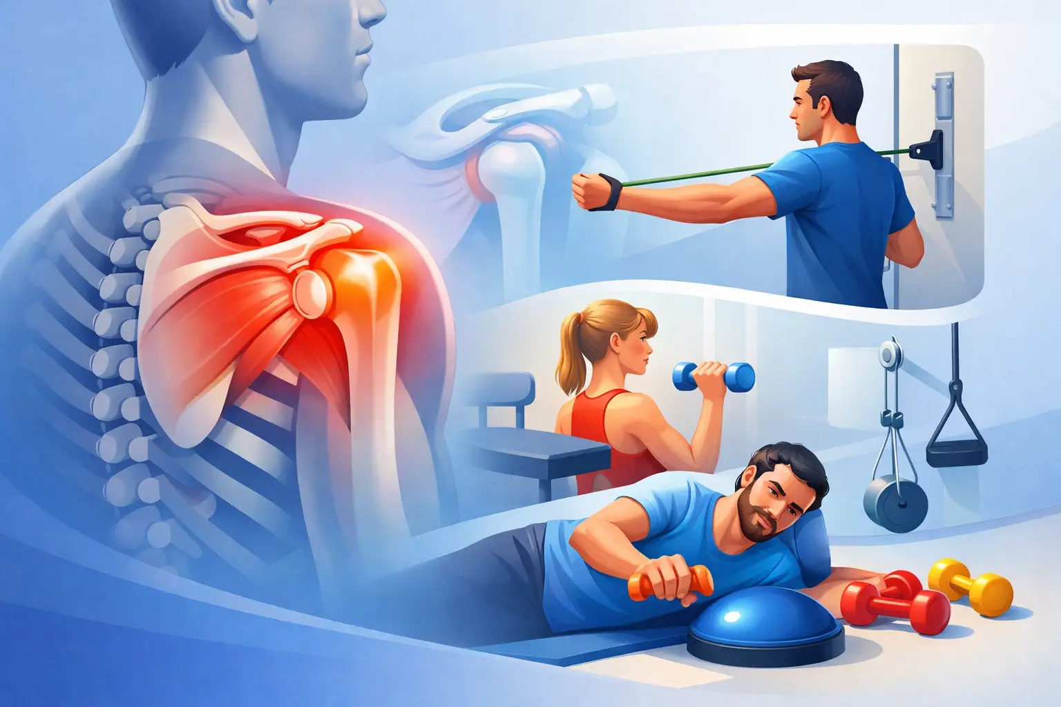 Melhores exercícios para reabilitação do ombro